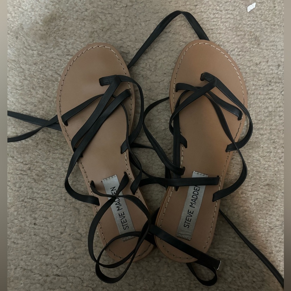 Lace Up Steve Madden Sandals